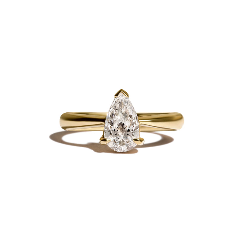 Pear Shaped Diamond Wedding Ring